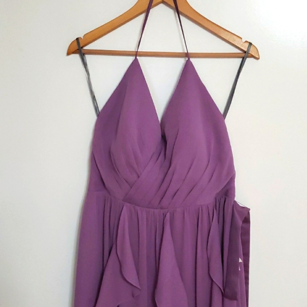 Vera wang violet dress